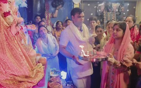 संभल में 11 दिन बाद गणपति बप्पा को दी विदाई:अगले बरस जल्दी आ के जयकारे गूंजे, पंडालों में उमड़े श्रद्धालु