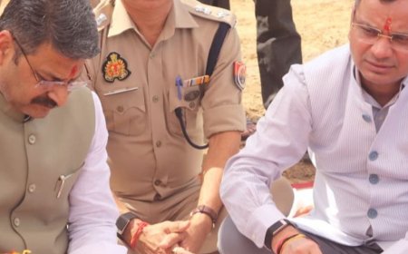 मुरादाबाद में नए फायर स्टेशन का भूमि पूजन:दिल्ली रोड की आबादी को बड़ी राहत मिलेगी, SSP और विधायक ने की पूजा