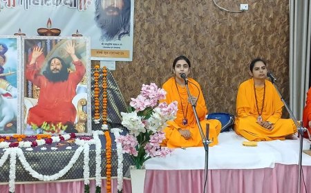 लखनऊ में 'श्री हरि कथा' शुरू:साध्वी अंबिका भारती ने सुनाया भक्त धन्ना जाट का प्रसंग