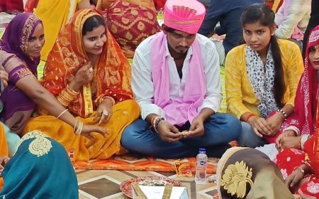 अम्बेडकरनगर में 443 जोड़ों ने रचाई शादी:मुख्यमंत्री सामूहिक विवाह योजना के तहत 10 जगह समारोह