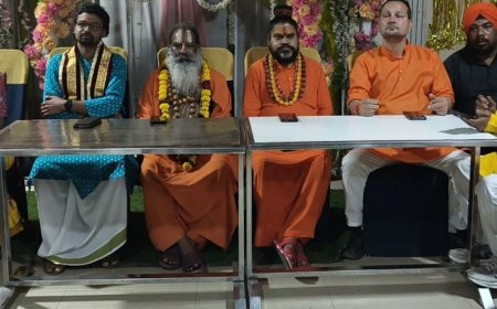 श्रीकृष्ण जन्मभूमि पर आगरा में संतों की बैठक:महाराज सच्चिदानंद बोले- कोर्ट अपना काम करे, सनातनी अपना