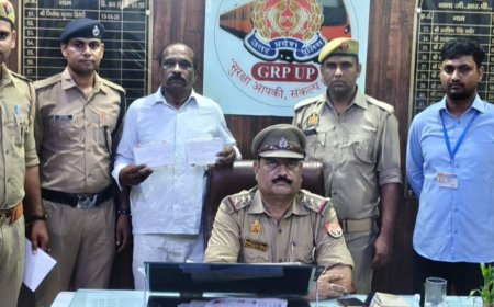 अलीगढ़ में फौजी को ठगने वाला आरोपी गिरफ्तार:रेलवे कर्मचारी बनकर वेटिंग टिकट कन्फर्म कराने का झांसा दिया, 4 घंटे में पकड़ा गया
