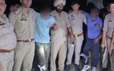 बागपत में मुठभेड़ के बाद पुलिस ने दो बदमाश पकड़े:किसान के नलकूप से उपकरण चोरी कर रहे थे, एक साथी फरार; तलाश जारी