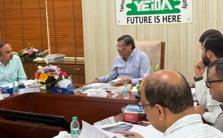 8000 हेक्टेयर में इंडस्ट्रियल नोड बनेगा:YEIDA बोर्ड बैठक में कई बड़े फैसले,आय में 182%की बढ़ोतरी