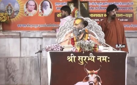 भगवान की कथा में जीवों का कल्याण करने का सामर्थ्य:गोरखनाथ मंदिर में आयोजित साप्ताहिक श्रीमद्भागवत कथा का छठवें दिन बोले स्वामी राजेंद्रदास