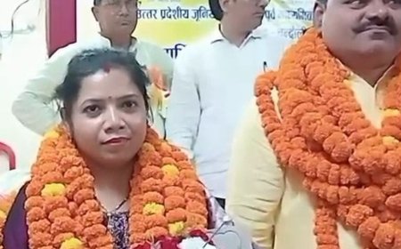 संतोष कुमार सिंह बने जूनियर हाईस्कूल शिक्षक संघ के जिलाध्यक्ष:चंदौली में त्रिवार्षिक अधिवेशन में 16 पदाधिकारियों का हुआ चुनाव