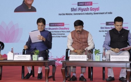 यूपी ट्रेड शो में 2 लाख से ज्यादा विजिटर्स पहुंचे:6,700 B2B मीटिंग और 1,150 MoU साइन, पीयूष गोयल ने FTA पर चर्चा की