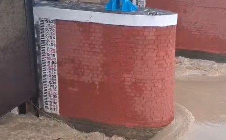 सिद्धार्थनगर में तीन दिन की बारिश के बाद बदला मौसम:हल्की धूप निकली, बाणगंगा के सभी 16 फाटक खुले; नदियों का जलस्तर घटा