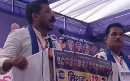 चंद्रशेखर आजाद ने सरकारी स्कूलों में समान शिक्षा की वकालत:बोले- शिक्षा में बराबरी के बिना गरीबी नहीं बदलेगी, अमीर-गरीब के बच्चे साथ पढ़ें