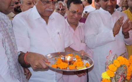 मेरठ में रामलीला के भव्य आयोजन के लिए भूमि पूजन:इस बार आधुनिक होगी रामलीला, लेज़र शो में दिखेंगे श्रीराम और सीता
