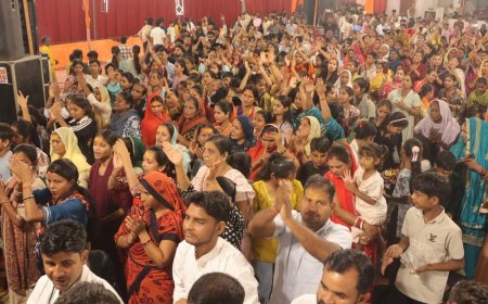 रामपुर में श्याम संकीर्तन महोत्सव:गूंजे बाबा श्याम के जयकारे; मधुर भजनों पर झूम उठे श्रद्धालु