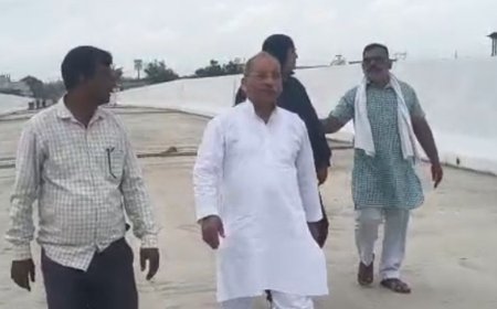 बागपत में आरओबी का सांसद ने किया निरीक्षण:काम को गुणवत्ता के साथ पूरा करने के निर्देश, जल्द शुरू होगा ट्रायल रन