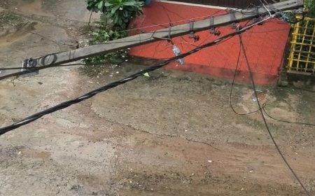 लखनऊ में बारिश से बिजली व्यवस्था बेपटरी:50 हजार लोग प्रभावित, BKT विधायक देर रात पावर हाउस पहुंचे