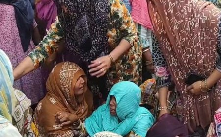 मुजफ्फरनगर में महिला की मौत:पति पर गला घोटकर मारने का आरोप, परिवार समेत फरार, बिस्तर पर पड़ा था शव