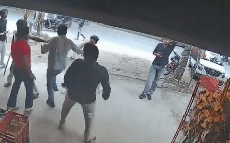 गाजियाबाद में दिल्ली के अधिवक्ता को 17 डंडे मारे:दुकान से खींचकर बीच सड़क पर गिराकर लात व डंडे बरसाए, बचाव में पत्नी को भी पीटा