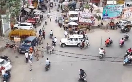कासगंज में गणेश विसर्जन पर पुलिस अलर्ट:ड्रोन कैमरे से निगरानी, यातायात व्यवस्था सुचारू रखने के निर्देश