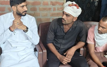 बागपत हादसे के पीड़ित परिवारों से मिले सांसद आदित्य यादव:परिजनों को ढांढस बंधाया, घायलों का हाल जाना, मदद का भरोसा दिया