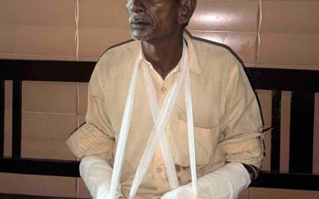 बच्चों के विवाद में बुजुर्ग से मारपीट, दोनों हाथ टूटे:मथुरापुर कला में लाठी-डंडों से पीटा, पुलिस मेडिकल रिपोर्ट पर कार्रवाई होगी