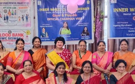 सेवा के संकल्प का अभियान:इनर व्हील क्लब की डिस्ट्रिक्ट चेयरमैन ने समाजहित के प्रकल्पों की जानकारी ली