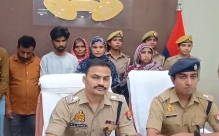 14 माह के बच्चे को 5 लाख रुपए में बेचा:नगीना पुलिस ने 6 आरोपियों को गिरफ्तार किया, बच्चा बरामद; एसपी ने किया खुलासा