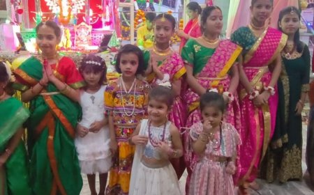 बिजनौर गणेश महोत्सव में बच्चों ने डांस से समां बांधा:महिलाओं ने सजाई आकर्षक थालियां, महाआरती में गूंजे गणपति बप्पा के जयकारे