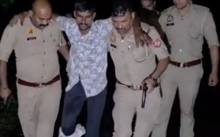 सहारनपुर में बदमाश का हाफ एनकाउंटर...2 अरेस्ट:मुठभेड़ में एक के पैर में लगी गोली, चेकिंग के दौरान पुलिस पर फायरिंग कर भागा था बदमाश