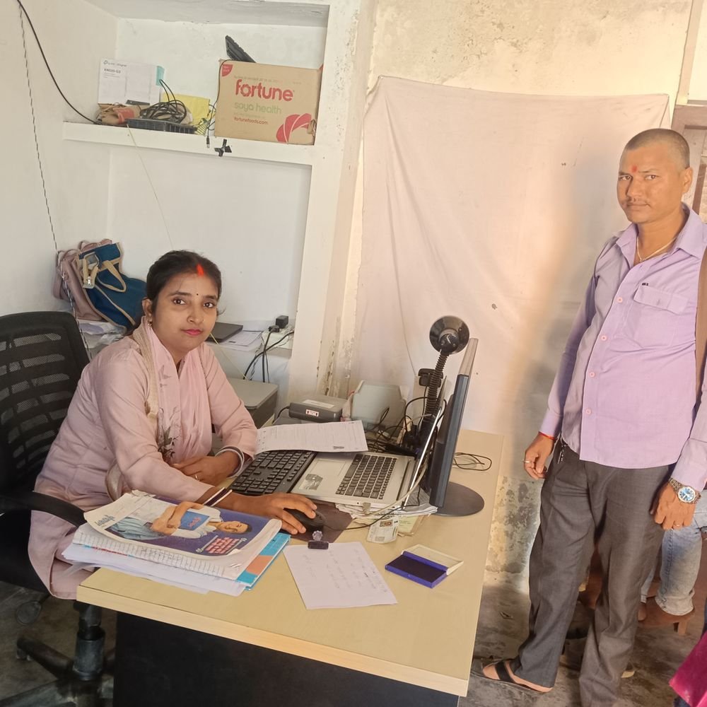 महराजगंज सदर ब्लॉक में बच्चों के मुफ्त आधार कार्ड:0 से 18 साल के बच्चों के लिए सुविधा, दो काउंटर से मिली राहत