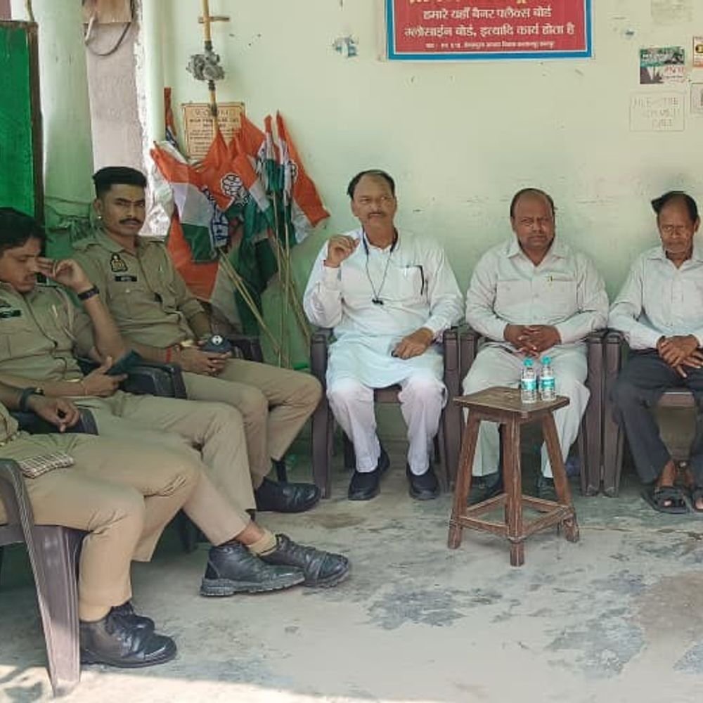 ज्ञानेश कुमार के विरोध में कांग्रेस ने निकाली प्रतीकात्मक अर्थी:कानपुर में कहा-इस्तीफा नहीं हुआ तो शहर में जंतर-मंतर जैसे हालात होंगे