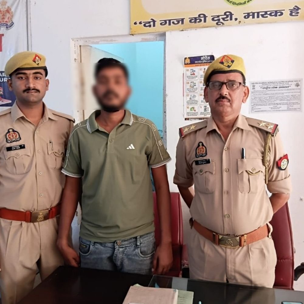 महिला को आत्महत्या के लिए उकसाने का आरोपी गिरफ्तार:SP ऑफिस में पेट्रोल डालकर आग लगाने को कहा, गोद में था डेढ़ साल का बेटा था