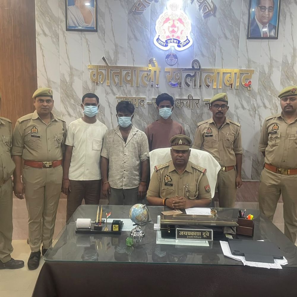 230 रुपये के विवाद में होटल मालिक की हत्या:संतकबीरनगर में तीन सगे भाई गिरफ्तार, चौथे आरोपी की तलाश जारी