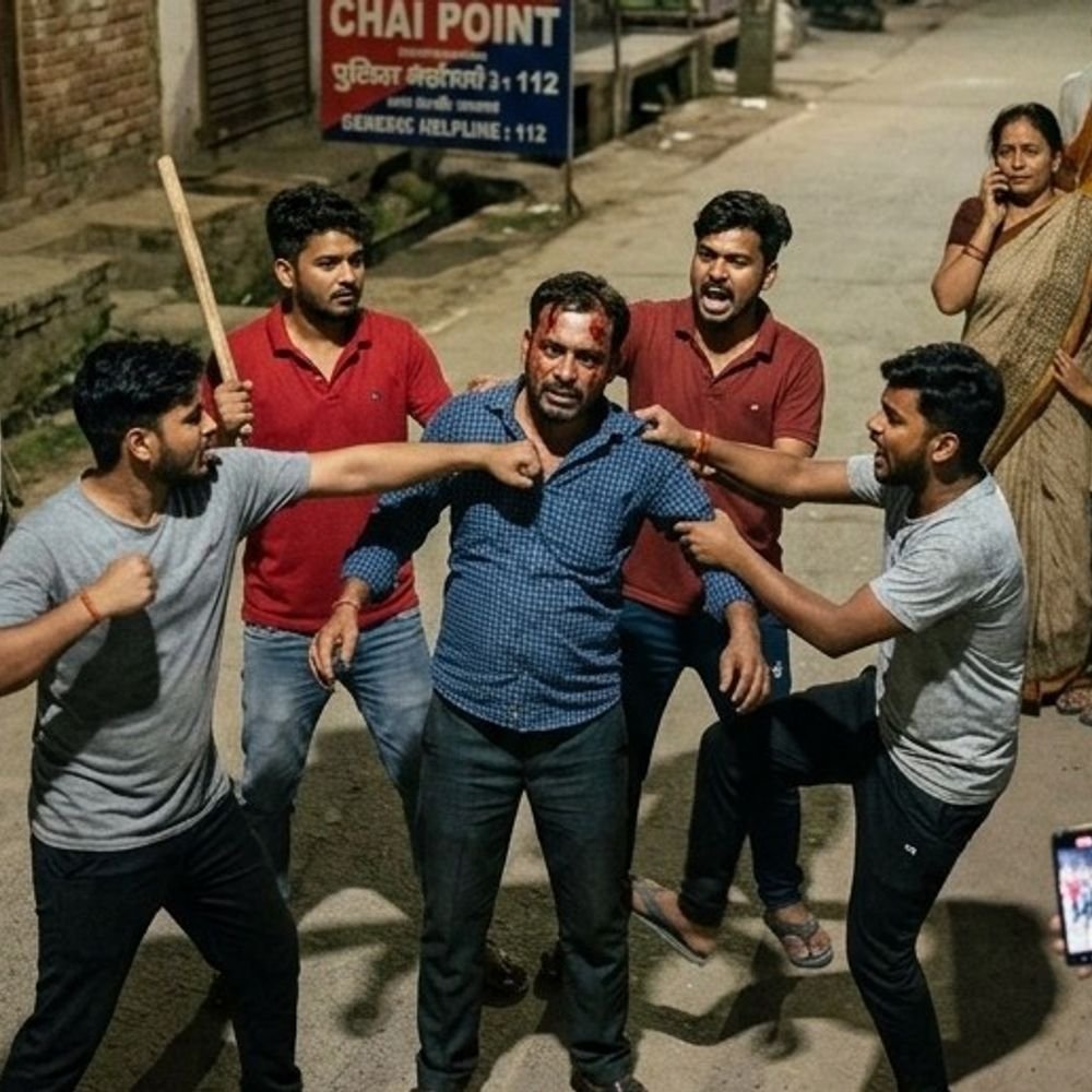 बेटे की पिटाई का विरोध करने पहुंचे पिता को पीटा:दुबग्गा में चार लोगों पर मारपीट और धमकी का आरोप, अस्पताल में भर्ती