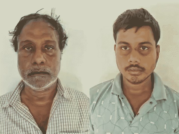 गोरखपुर के रेलवे कॉलोनी में चोरी करने वाले बाप-बेटे गिरफ्तार:चोरों के घर खुदाई करने पर मिले 50 लाख के जेवर, 6 घरों से उड़ाया माल