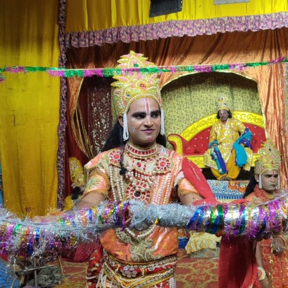 बलरामपुर रामलीला में श्रीराम ने तोड़ा शिव धनुष:परशुराम-लक्ष्मण संवाद ने बांधा समां, सीता स्वयंवर और राम विवाह का मंचन