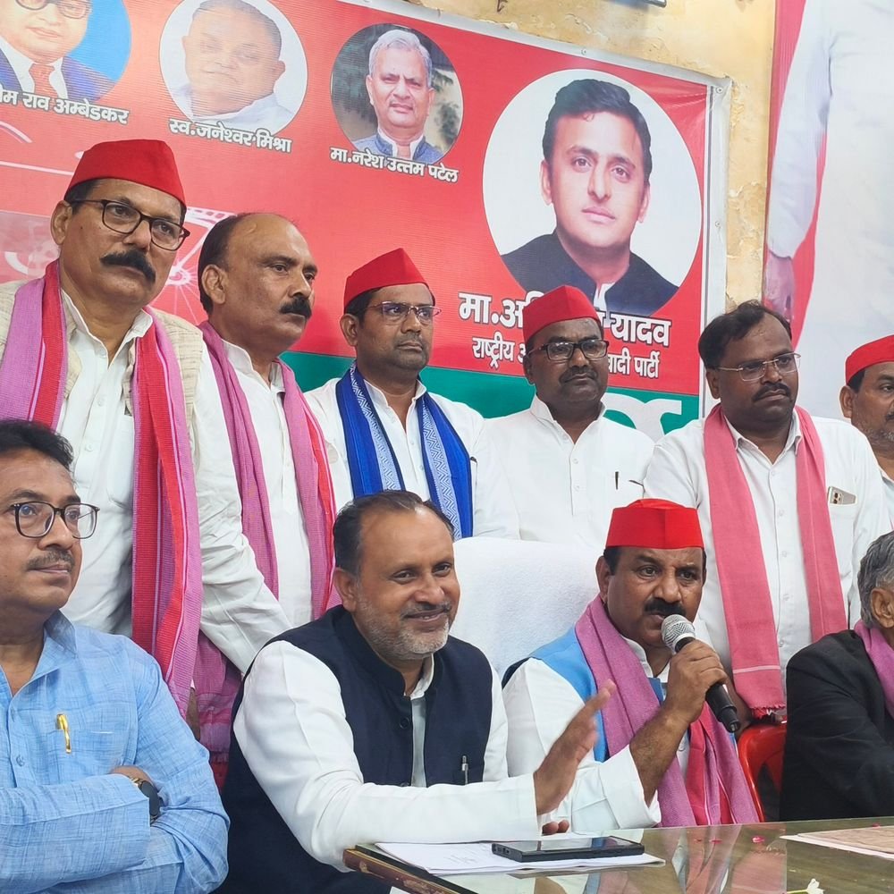 सपा प्रदेश अध्यक्ष बोले- भाजपा निगेटिव पार्टी:MLC चुनाव में सभी 11 और 2027 में 300 सीटें जीतकर सरकार बनाने का दावा