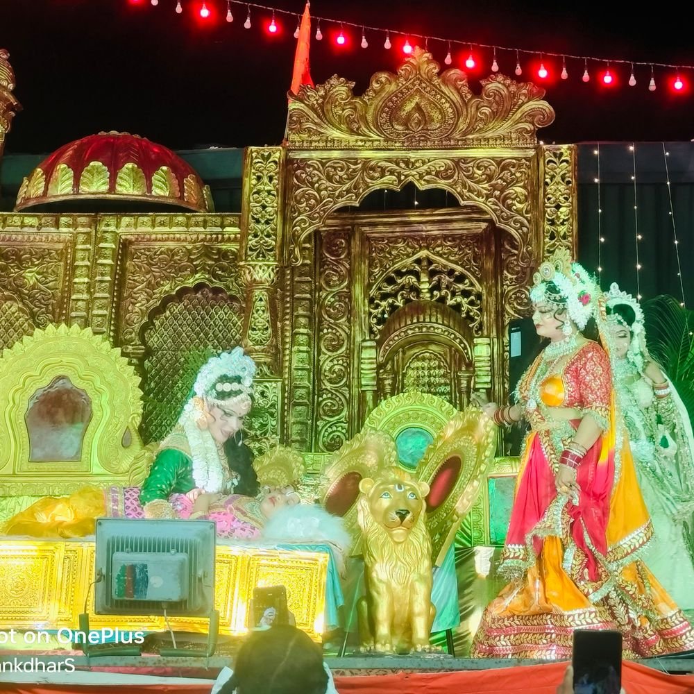 रामलीला में श्रीराम ने किया ताड़का वध और अहिल्या उद्धार:मुरादाबाद में मंचन के तीसरे दिन दर्शकों ने जय श्रीराम के जयघोष से बढ़ाया उत्साह