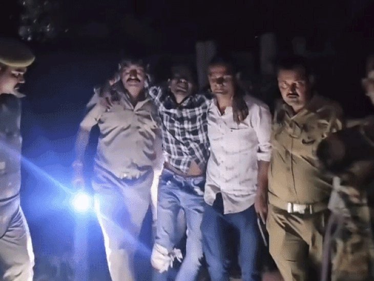 झांसी में गर्लफ्रेंड की हत्या के आरोपी का एनकाउंटर:छह घंटे पहले घर की दीवार फांदकर चंचल के सिर में मारी थी गोली