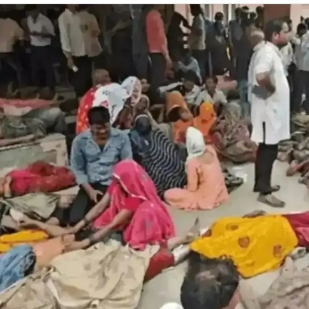हाथरस भगदड़ मामले में दरोगा ने दी गवाही:SI ने बताया- 38 शव अलीगढ़ अस्पताल पहुंचे थे, मैंने पंचायतनामा भरा