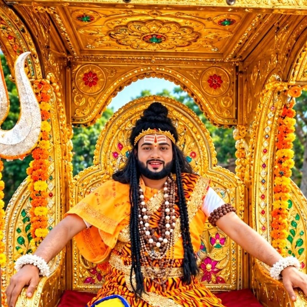 रोशंगपुर में रामलीला का शुभारंभ:शिव बारात के साथ शुरू हुई 163 साल पुरानी रामलीला