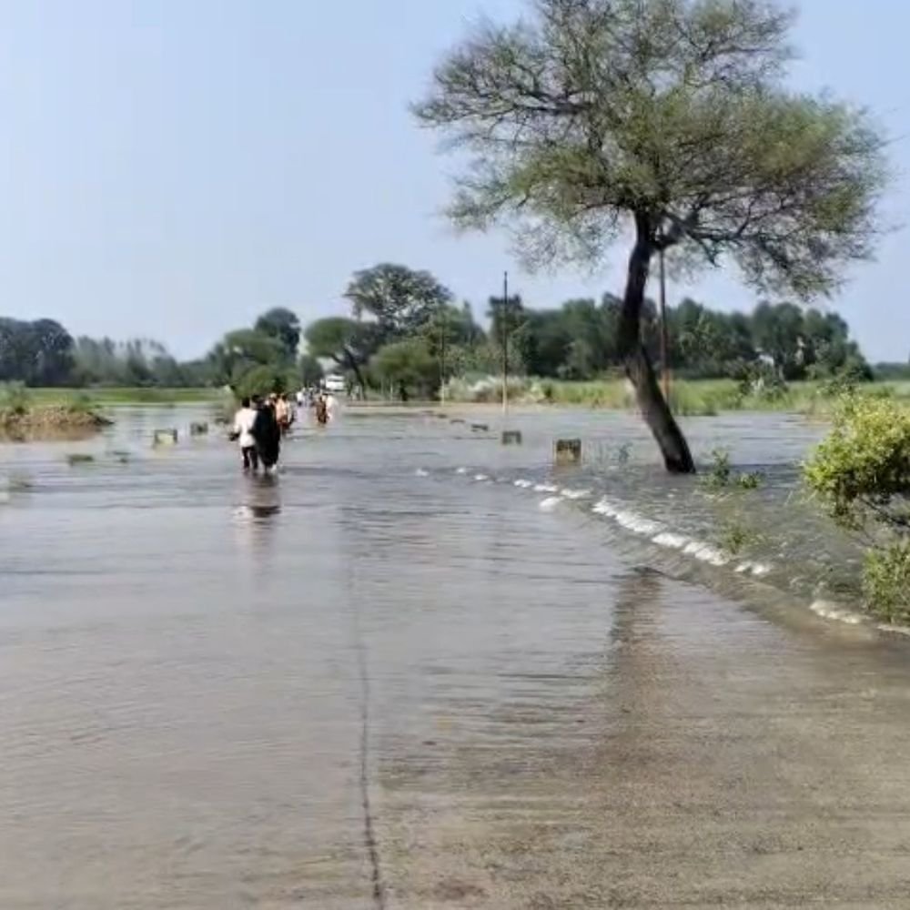 बलरामपुर में राप्ती का जलस्तर 31 सेमी घटा:16 गांवों में अब भी असर, जलस्तर खतरे के निशान से 76 सेमी नीचे; प्रशासन की निगरानी जारी