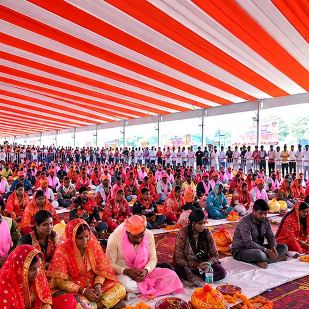 सिद्धार्थनगर में 14 अक्टूबर को 400 जोड़ों का सामूहिक विवाह:बीएसए ग्राउंड में समारोह, 1250 से ज्यादा विवाह हुआ