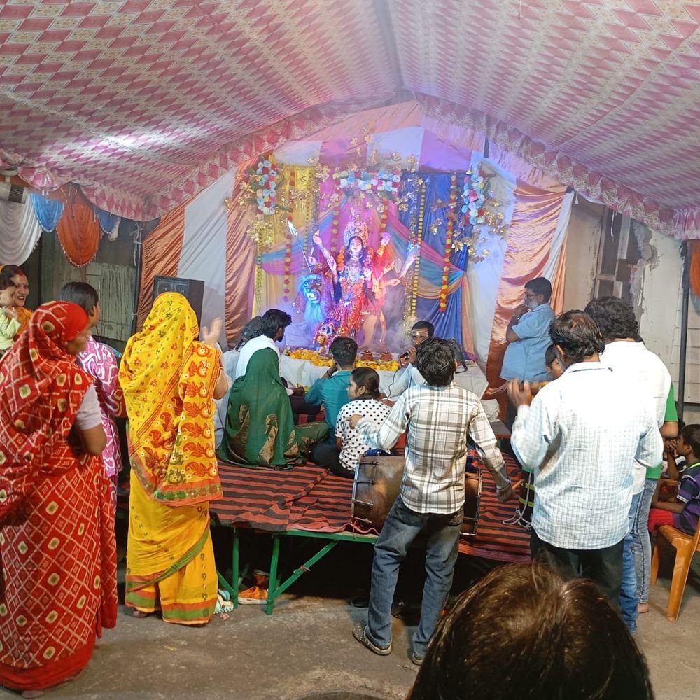 कानपुर में नवरात्रि महोत्सव आयोजित:रामबाग में सजी भक्तिमय महफिल, कन्या भोज संग निकलेगी भव्य झांकी