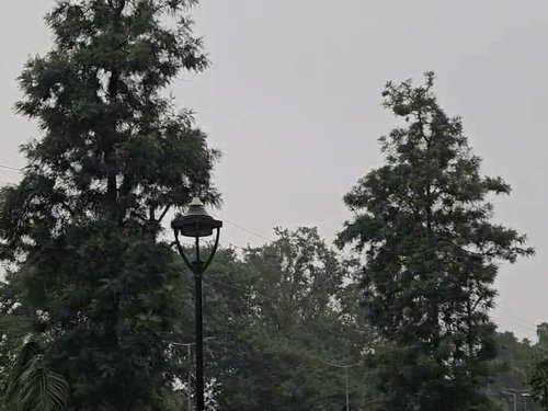 कई दिन की गर्मी के बाद बारिश से बदला मौसम:अलीगढ़ में सर्दी का एहसास; धान भीगने से किसानों की बढ़ी चिंता, धनीपुर मंडी में खुले में रखा धान बचाने को दौड़े किसान-आढ़ती