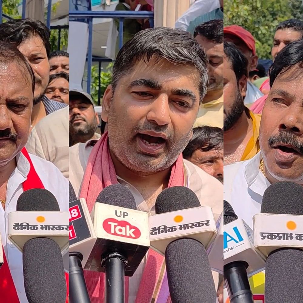 सपा ने चुनाव आयुक्त ज्ञानेश कुमार की बर्खास्तगी मांगी:इटावा में सपा कार्यकर्ताओं का प्रदर्शन, आयुक्त पर लगाया वोट चोरी का आरोप