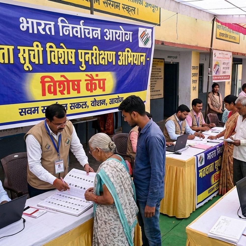 संभल में मतदाता सूची विशेष कैंप:मदरसा जिया-उल-उलूम में शाम 4 बजे तक मौजूद रहेंगे बीएलओ