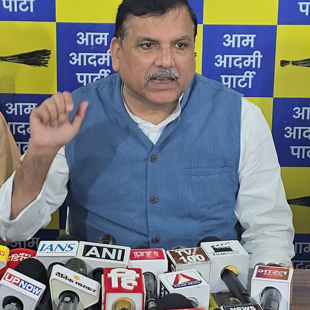 संजय सिंह ने लगाया मतदाता सूची में धांधली का आरोप:'राम ने यादव को मारा' जैसी एंट्री का हवाला देकर मुख्य निर्वाचन अधिकारी के जवाब पर जताई नाराजगी