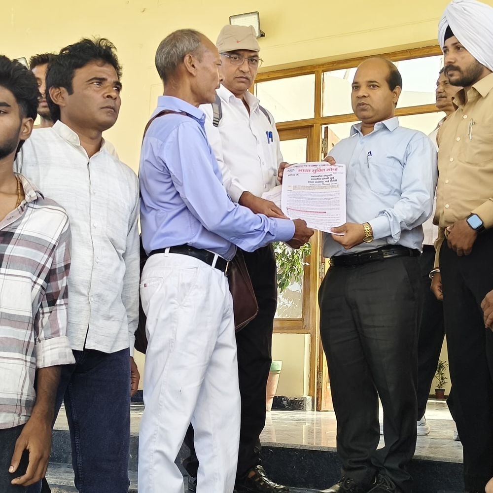 शामली में ओबीसी की अलग गणना की मांग:राष्ट्रीय पिछड़ा वर्ग मोर्चा ने राष्ट्रपति को भेजा ज्ञापन