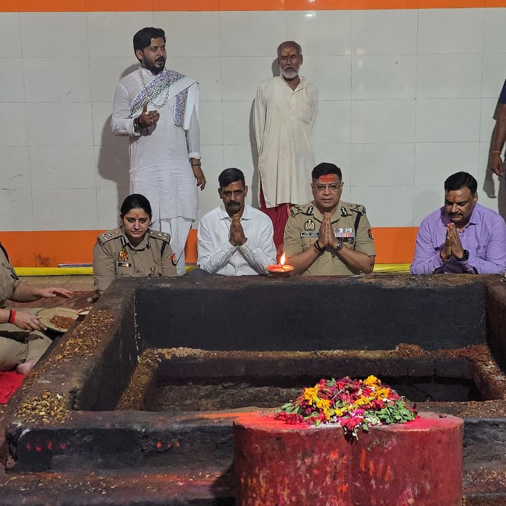 ADG ने नवरात्र मेले की तैयारियों का लिया जायजा:वीआईपी दर्शन के लिए अलग लाइनें, श्रद्धालुओं से अतिथि जैसा व्यवहार करने के निर्देश