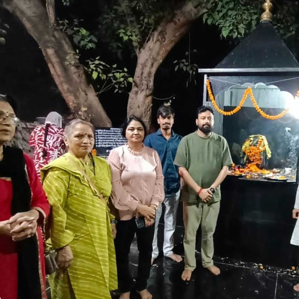 विराट खंड में शरद पूर्णिमा उत्सव:विराट खंड स्थित शनिदेव मंदिर में सैकड़ों भक्तों ने किए दर्शन