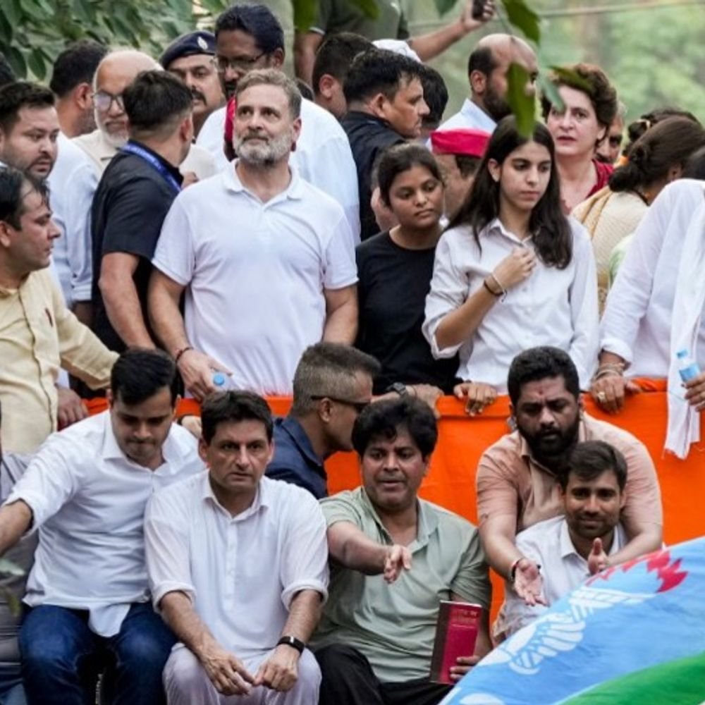 राहुल बोले- वोट चोरी बर्दाश्त नहीं करेंगे:कांग्रेस का दावा- 1 नवंबर की रैली में 10 लाख लोग आएंगे; कारोबारियों ने इसे टालने की अपील की थी