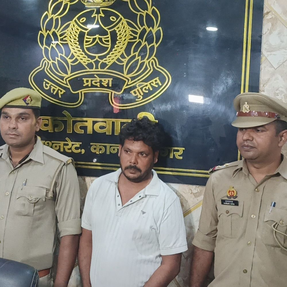 कानपुर में लिव-इन पार्टनर ने काजल का मर्डर किया:कहा- बेटी को गलत बोली थी; जानबूझकर नहीं मारा, गला पकड़कर धक्का दिया था